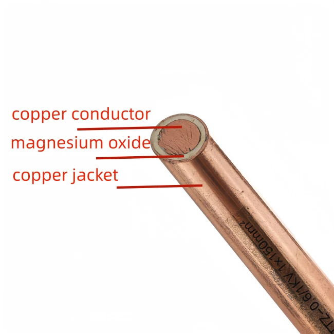 BTTZ Industrial Power Cable Mineral Insulated Copper Conductor Mining Railway Metal Sheath suppliers BTTZ Industrial Power Cable Mineral Insulated Copper Conductor Mining Railway Metal Sheath suppliers
